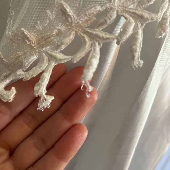 Vintage  Jia's intimate satin slip dress lingerie lace bridal romantic , size S - Picture 4 of 13